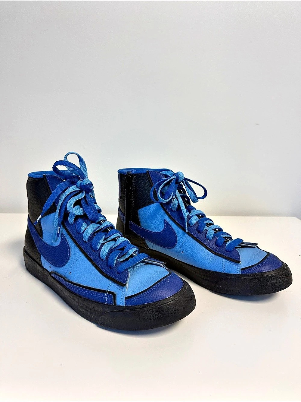 Nike Pro Club Blazer Mid High Blue Black Sneakers Men’s Size 10